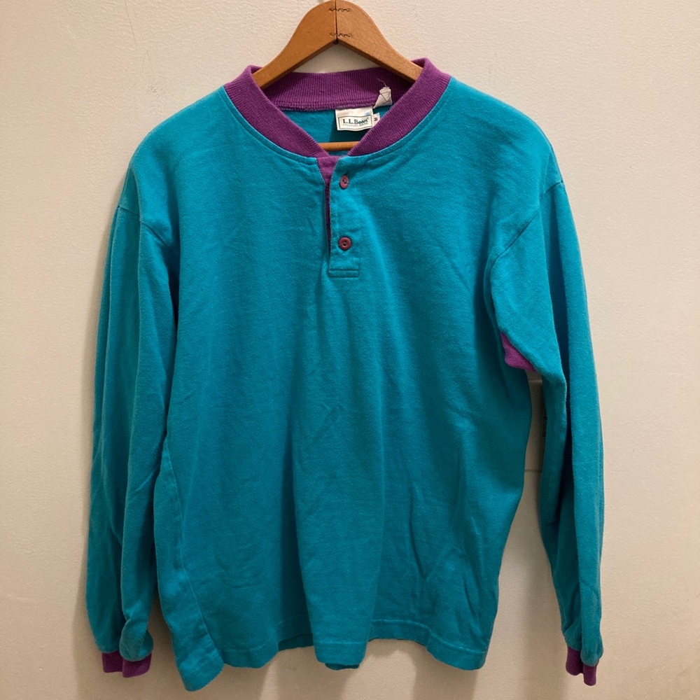Vintage LL Bean Henley Medium